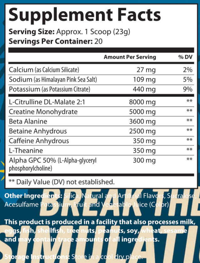 Naki God Pre-workout